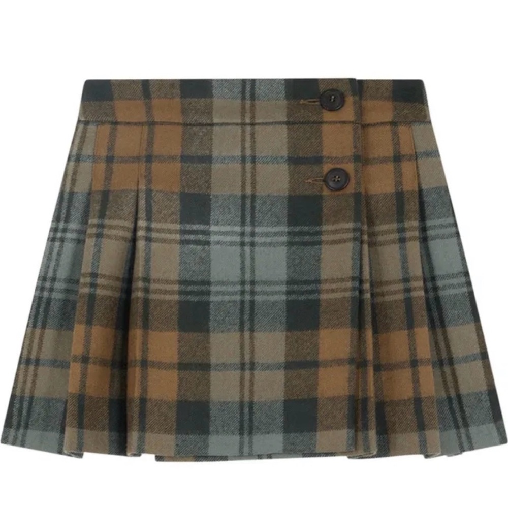 BNWT Bonpoint Wool Plaid skirt sizes 6 and 10